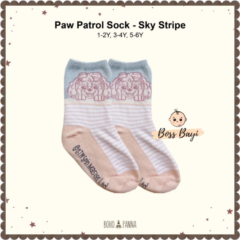 BOHOPANNA - Paw Patrol Sock - Kaos Kaki Anak Karakter Paw Patrol