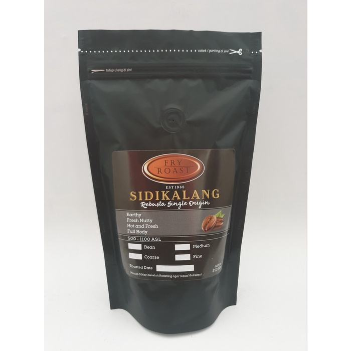 

(BISA COD) KOPI ROBUSTA SIDIKALANG 250 GRAM (BIJI/BUBUK) - BIJI