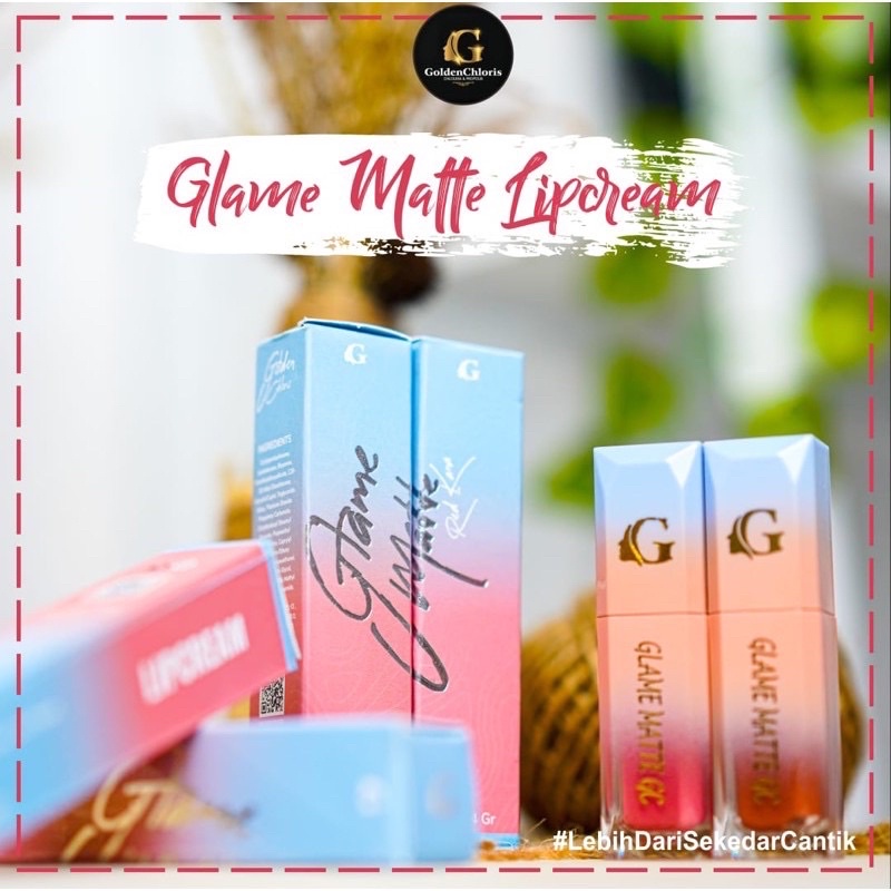 Lipcream Glame Matte GC/Lipcream ASM/Lipcream Matte ASM/Glame Matte ASM Beauty
