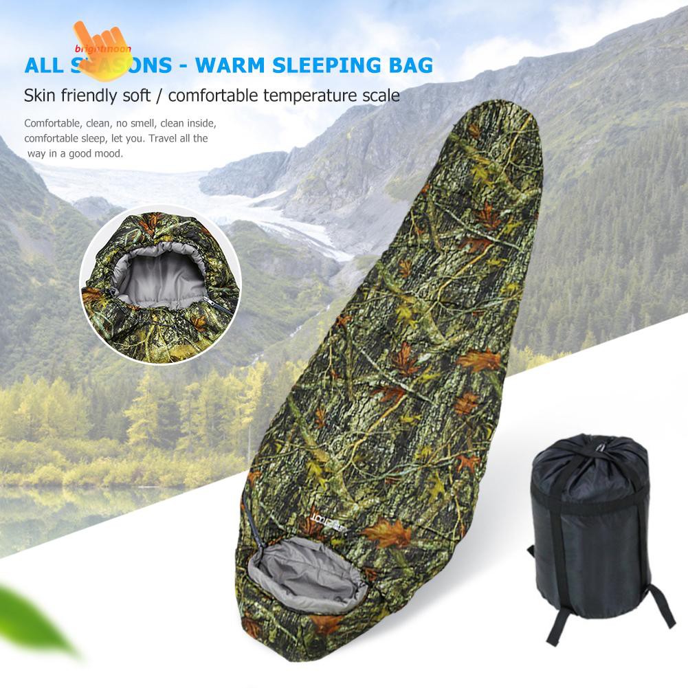 Bm Kantung Tidur Sleeping Bag Hangat Anti Angin Untuk Camping Outdoor Travel Backpacking Shopee Indonesia