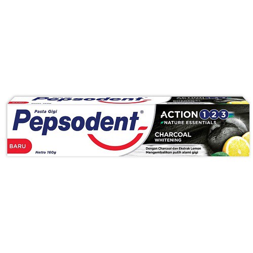 PEPSODENT ACTION 123 CHARCOAL
