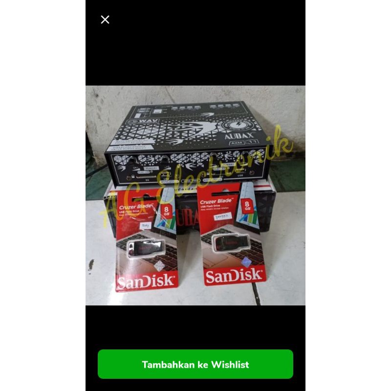 paket pancing walet AUDAX AXM-11 + USB Suara panggil dan suara inap