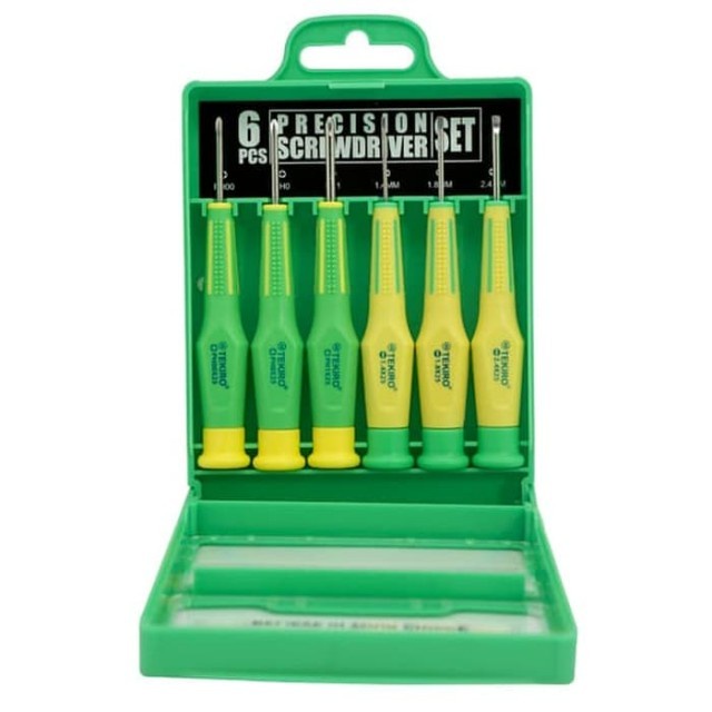 Obeng Set 6 pcs tekiro gagang karet obeng set tekiro obeng gagang karet set obeng