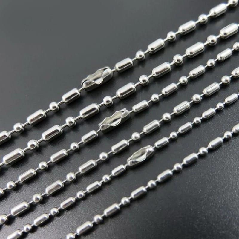 Kalung Stainles Merica Bambu Size Kecil-Besar