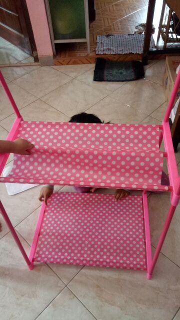 Triangle Stand Hanger  Dgn 4 Roda