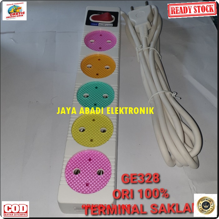 G328 ORIGINAL TERMINAL 5 LUBANG SOCKET 3 METER COLOKAN LISTRIK STEKER SETRUM PITING KEPITING STOP KONTAK LOYAL TERMINAL CABANG PENAMBAH KUNINGAN TEMBOK DINDING LAMPU ELEKTRONIK LAMPU ORIGIN KULKAS G328  ORIGINAL Terminal stop kontak kuningan 5 lubang 3 me