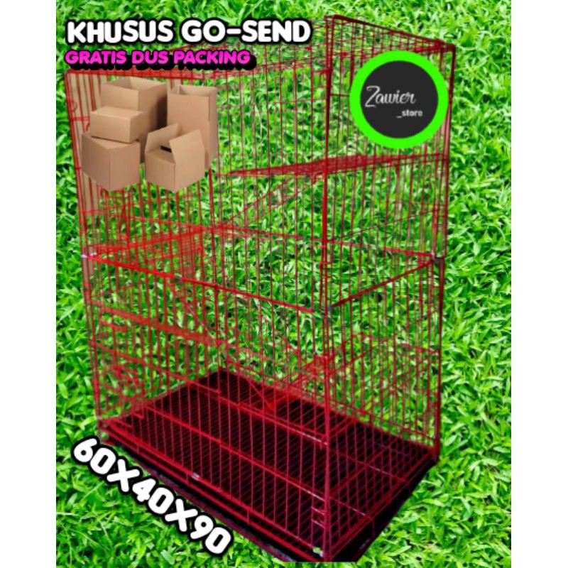 KANDANG KUCING.KELINCI.ANJING BESI LIPAT (KHUSUS GOSEND)-1