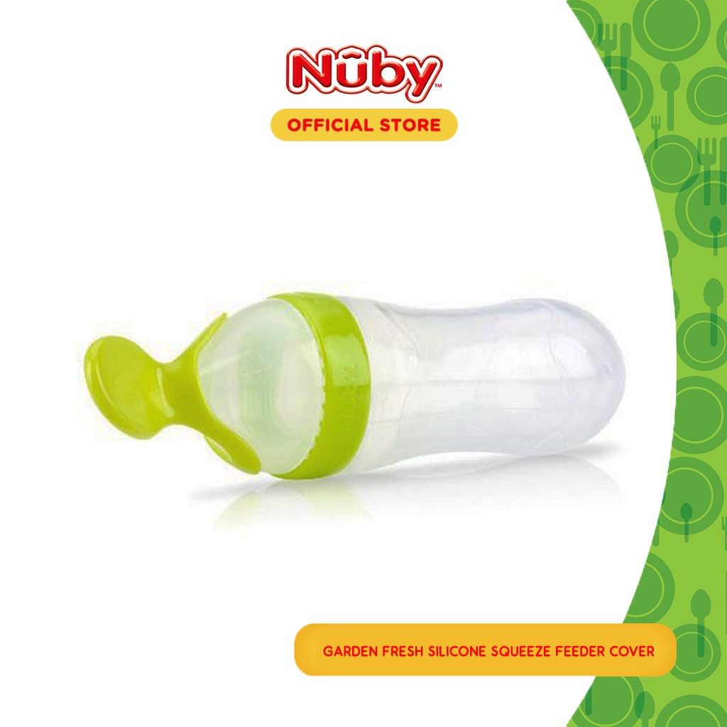 Nuby Garden Fresh First Solids SQUEEZE FEEDER - Botol sendok Mpasi