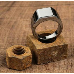 Promo cincin pria cincin Titanium ring man fashion jewelry vitaly silver Diskon