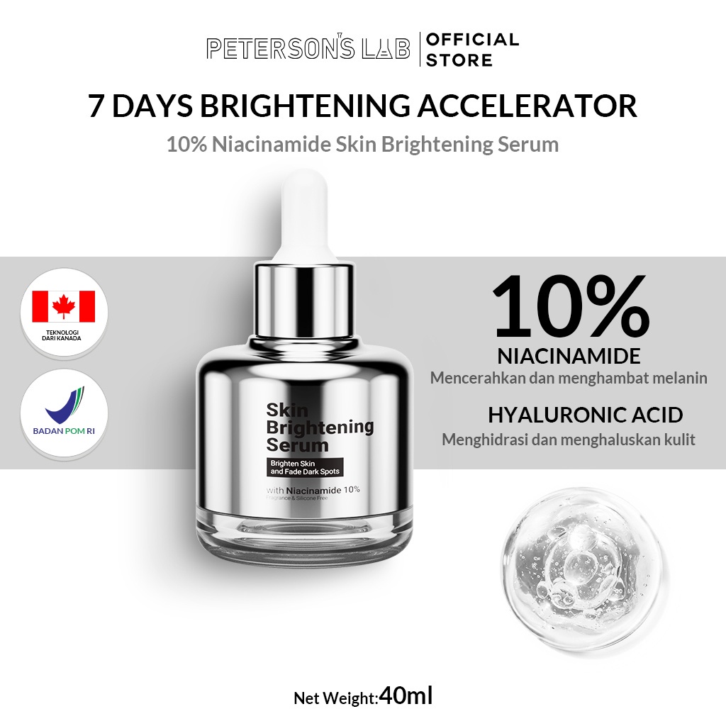 Jual Peterson's Lab 10 Niacinamide Skin Brightening Serum 40ml