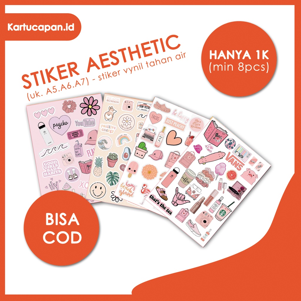 

STIKER AESTHETIC / STIKER AESTHETIC PINK / STIKER CASE HP / STIKER TUMBLR / STIKER KOPER / STIKER LAPTOP