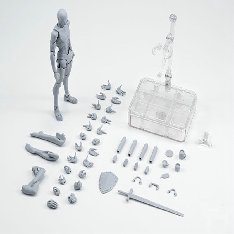 SUPER SALE Archetype He She Ferrite Figma Movable Body SHF Figma Feminino Kun Body Chan PVC Action