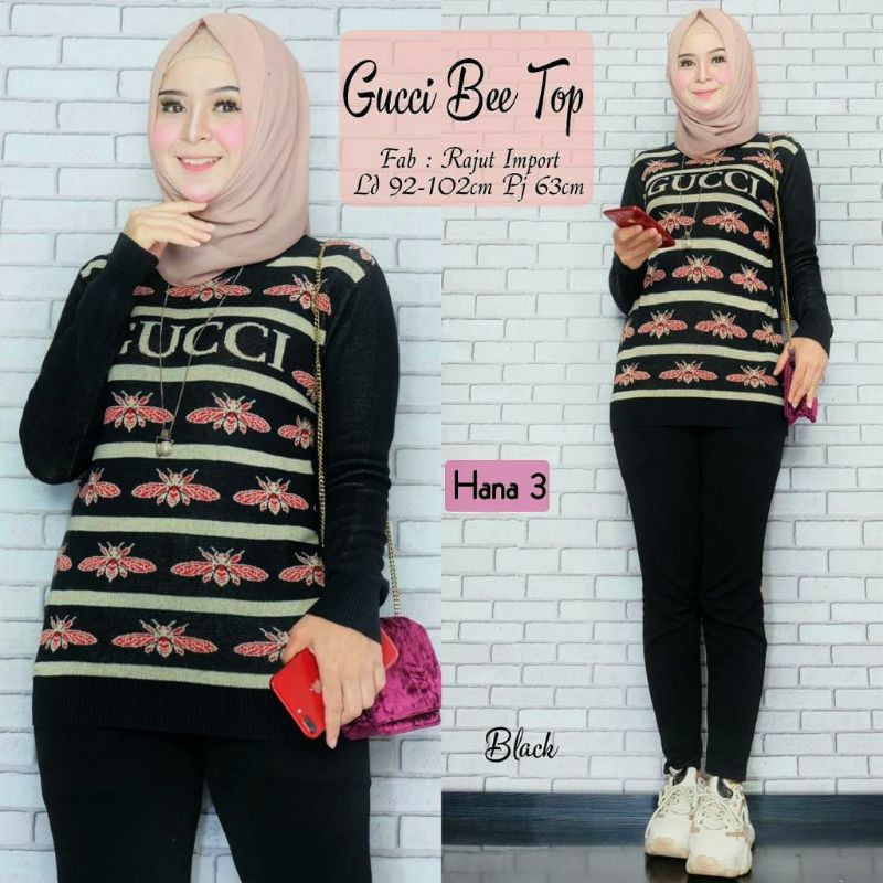 BAJU LENGAN PANJANG GUCCI WANITA