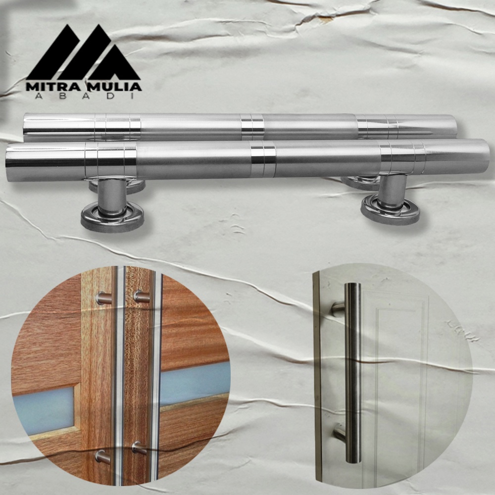 pull handle pintu bulat stainless | gagang tarikan pintu stainless bulat 33 cm | tarikan pintu bulat gagang pintu