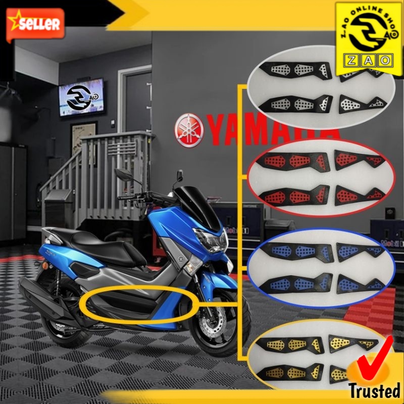 NMAX | Karpet lengkap fullset karet stepfloor alas kaki pijakan motor Nmax 2015 2016 2017 2018 2019