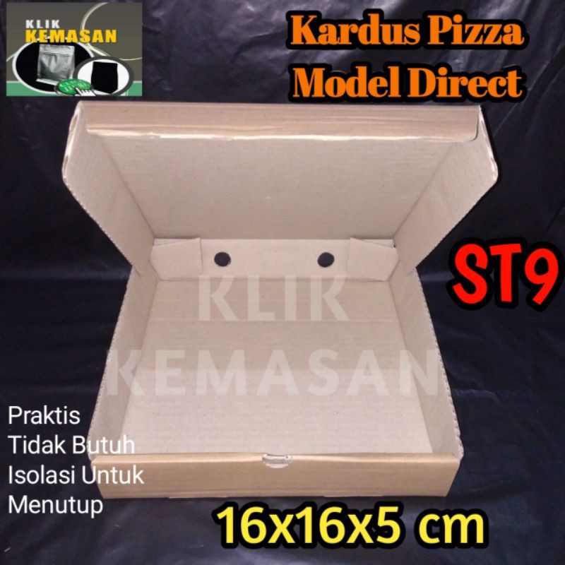 

KARDUS PIZZA 16x16x5cm KOTAK AKSESORIS KADO SOUVENIR BOX DUS PACKING