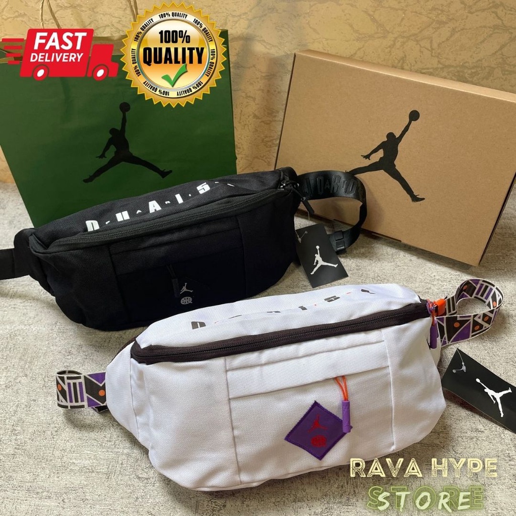 Waistbag Jordan Paris QUAI54 FULLSET / Tas Jordan Tas Selempang Tas Pinggang