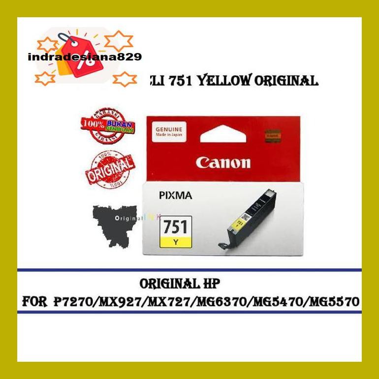 

Indr0Dpp Tinta Canon Cli 751 Yellow Ink Original 8D6Indrr
