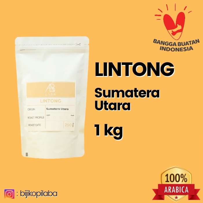 

Kopi Arabika LINTONG SUMATERA UTARA (1 KG) Single Origin Coffee Arabica