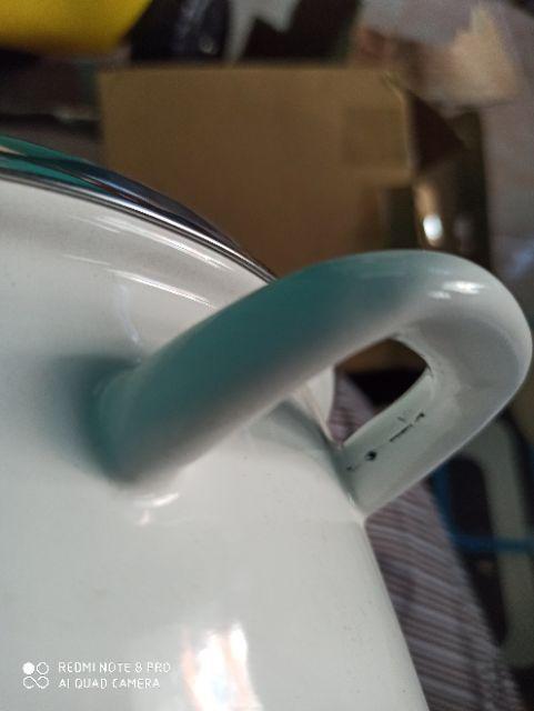 Panci Kuping Tutup Kaca Enamel Chefina Family Cookware