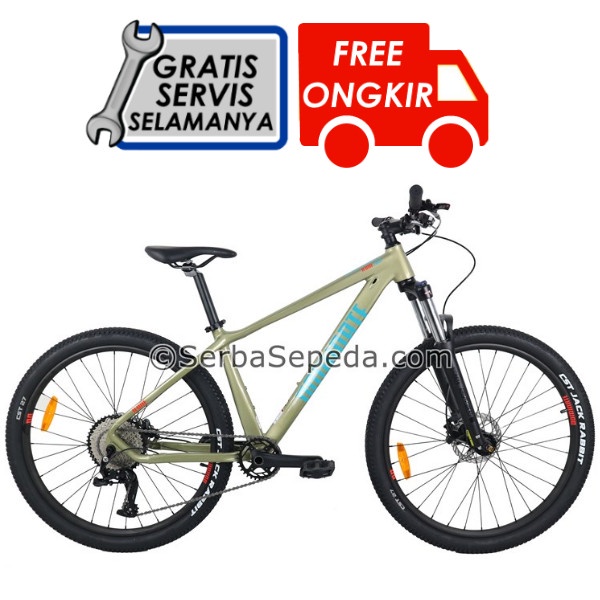 Sepeda MTB - Sepeda Dominate A-One Comp 27.5 - GREEN VIOLET S