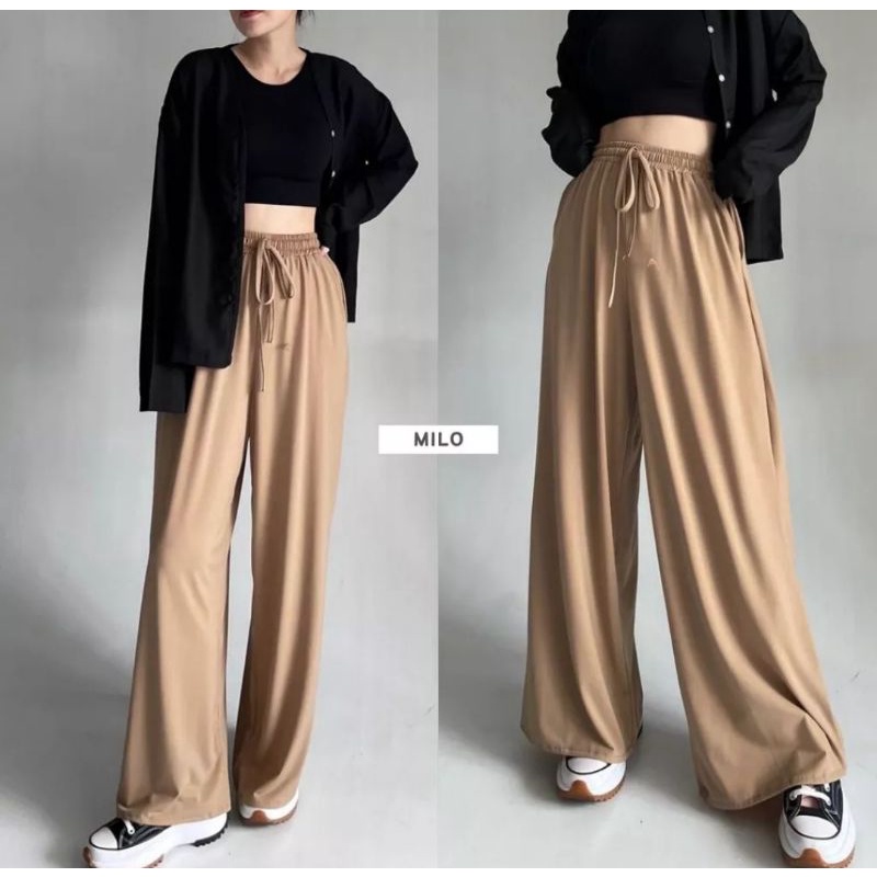 PROMO 50 RIBU DAPAT 3 PICS... CELANA KULOT POLOS WANITA/KULOT LINEN BAHAN HYGET/KULOT POLOS WANIT/CELANA POLOS WANITA TERMURAH/CELANA KULOT POLOS RIBON PANTS/KULOT TERBARU.-4