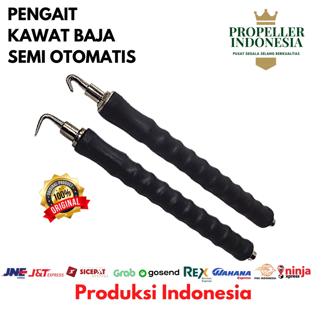 Kait Pengikat Kawat Baja Semi Retractable Pengikat Tali Besi Otomatis