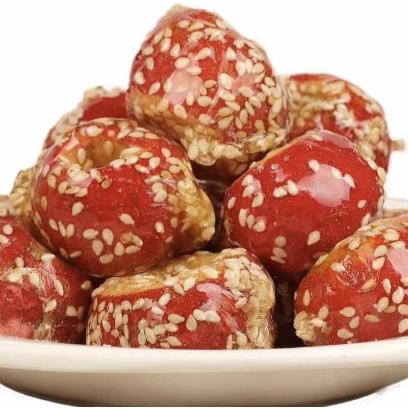 (HALAL) Freeze Dried Sugar Coated Haws perbiji / Bingtanghulu 冰糖葫芦 (1颗)