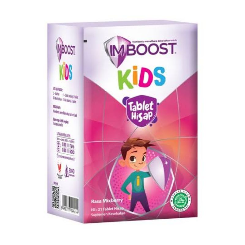 Imboost Kids Tablet Hisap / Vitamin Anak / Tablet Hisap Anak / Imboost
