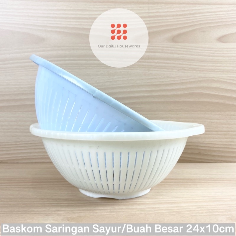 YOSHIKAWA Baskom Saringan Palstik Sayur/Buah Besar D-5054
