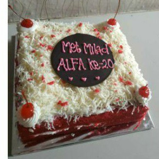 

Red velved kue ultah