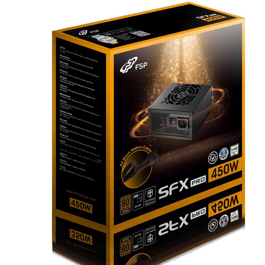 PSU FSP SFX PRO 450W 80+ BRONZE - Mini iTX