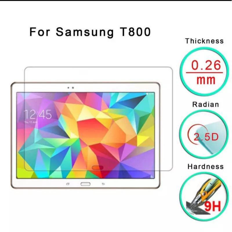 Antigores Samsung Galaxy Tab S 10.5 inci T800 T805 Tempered Glass Screen Guard protector TG