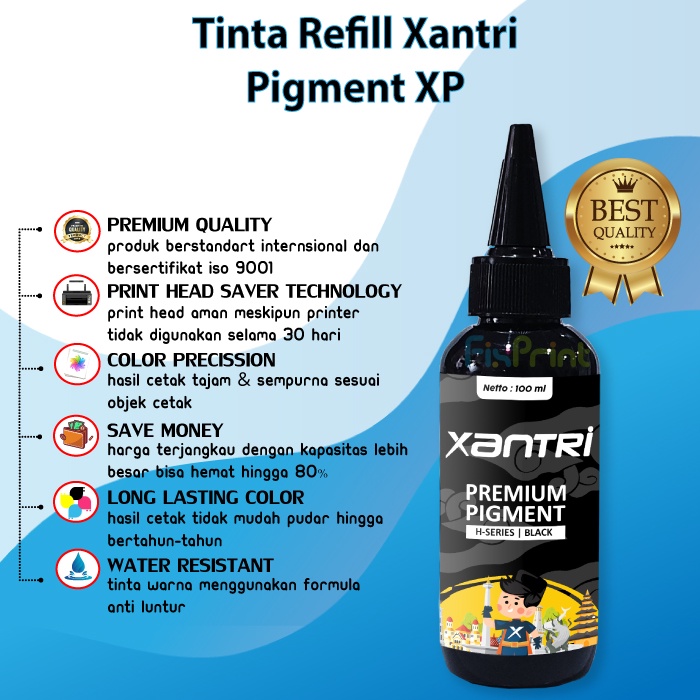 Tinta Pigmen HP 100ml Pigment Refill Cartridge 932 933 932XL 933XL 950 951 Printer 7610 7611 7612