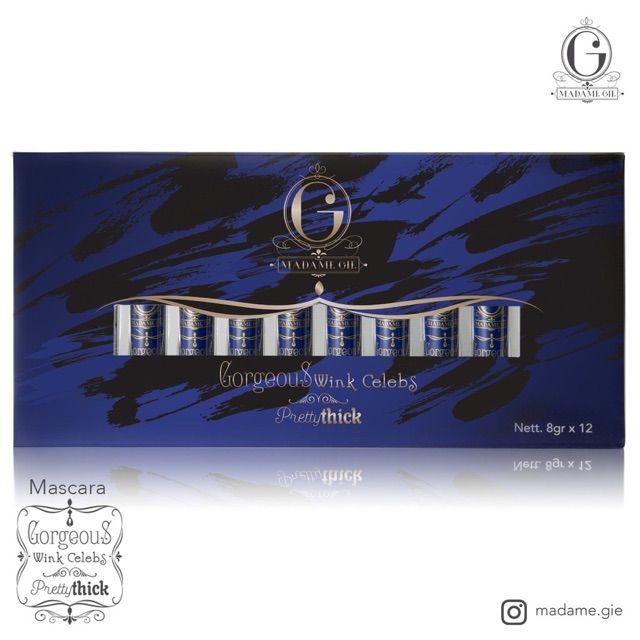 Madame Gie Gorgeous Wink Celebs Pretty Thick - Mascara [ Botol Biru ]