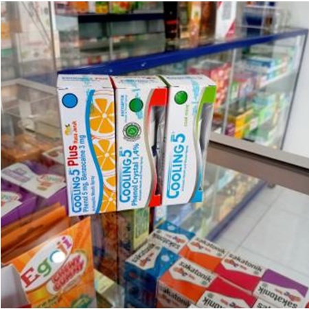 COOLING 5 COOL MINT, COOLING 5 CERRY, & COOLING 5 PLUS JERUK