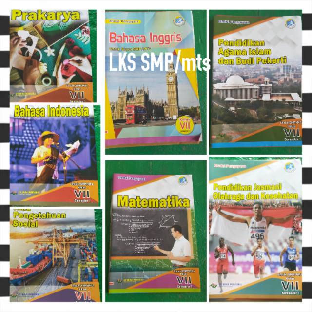 Satu Paket Buku Lks Smp Mts K13 Penerbit Cv Bina Pustaka Untuk Kelas 7 Edisi Revisi Terbaru Shopee Indonesia