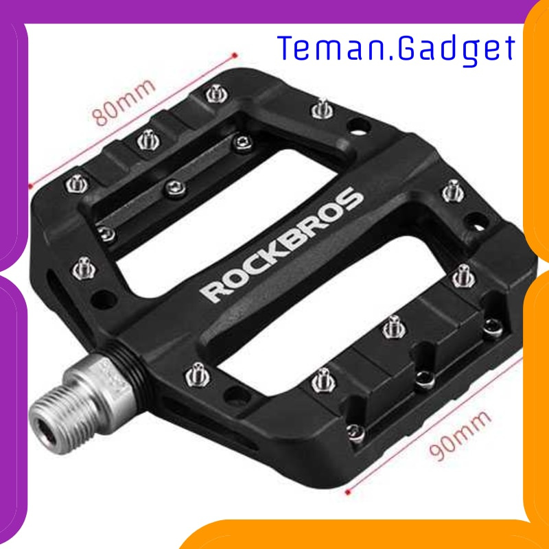 TG-IB751 ROCKBROS PEDAL SEPEDA MTB MOUNTAIN ALUMINIUM ALLOY NON SLIP- JT201