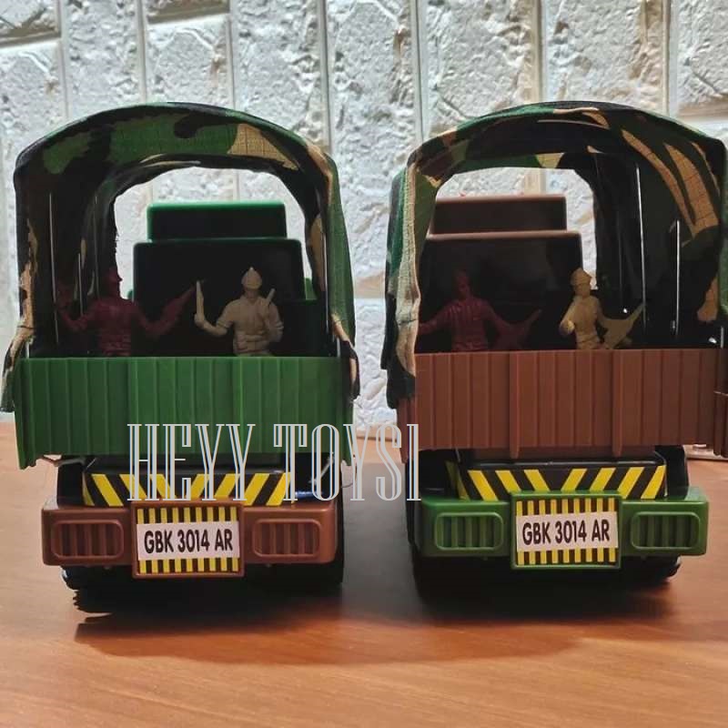 mainan truck tentara militer BP 6029 mobil truck besar truck polisi dorong mainan anak laki laki