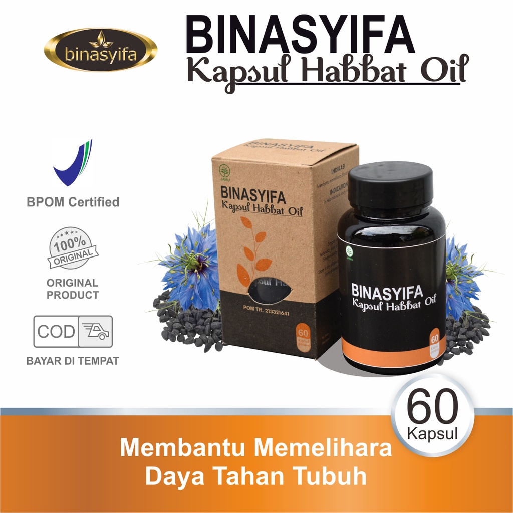 Kapsul Minyak Jintan Hitam Minyak Habbatussauda Murni