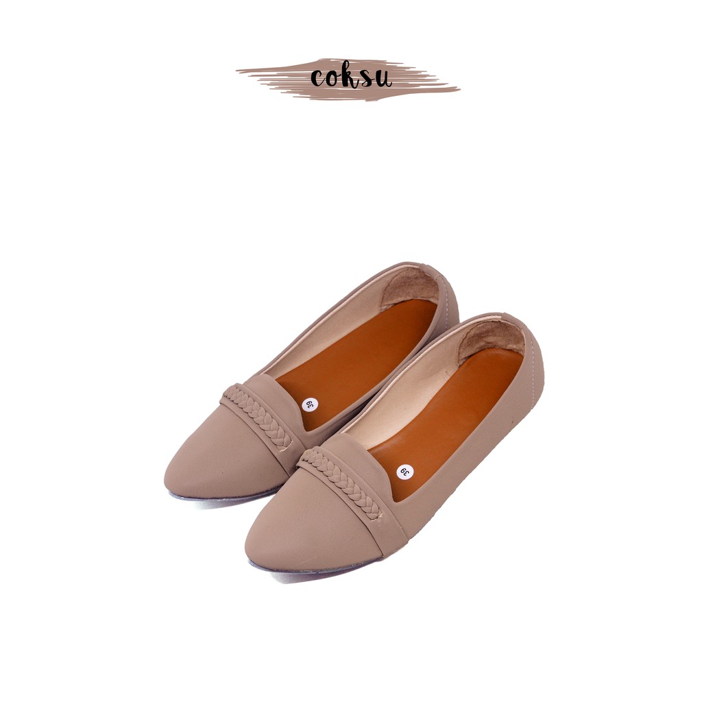 Flatshoes Pita Kepang - Sepatu Wanita