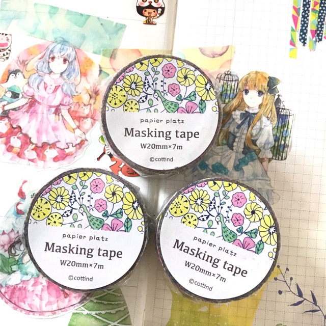 

washi tape papier platz - cottind flower