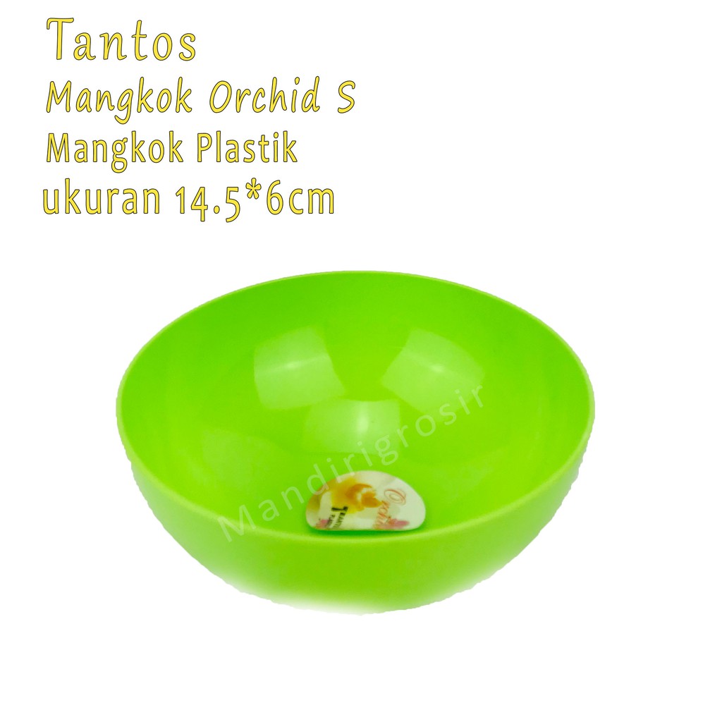 Mangkok plastik * Mangkok Orchid S * Hijau *5158