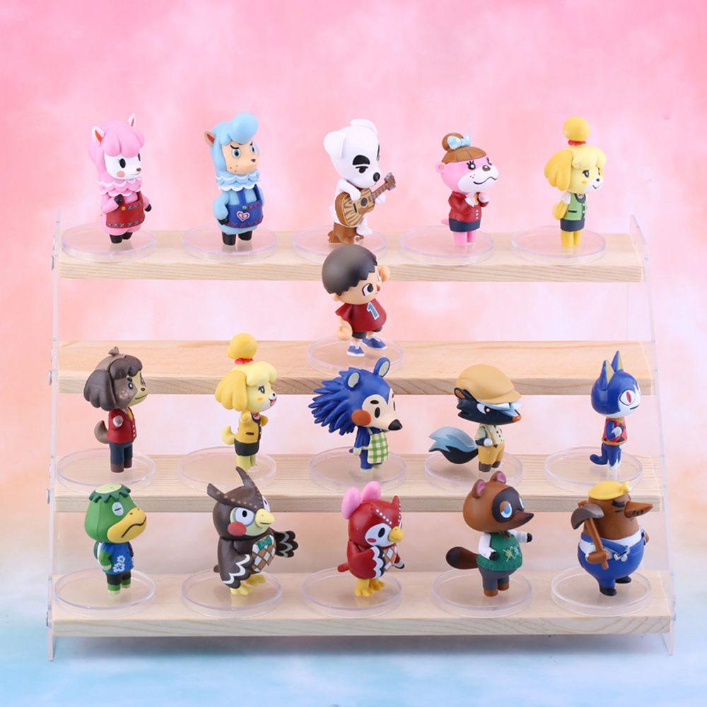 Needway   Animal Crossing Action Figure Super Saiyan PVC Mainan Anak Dekorasi Desktop Kartun Anak Hadiah Angka Anime