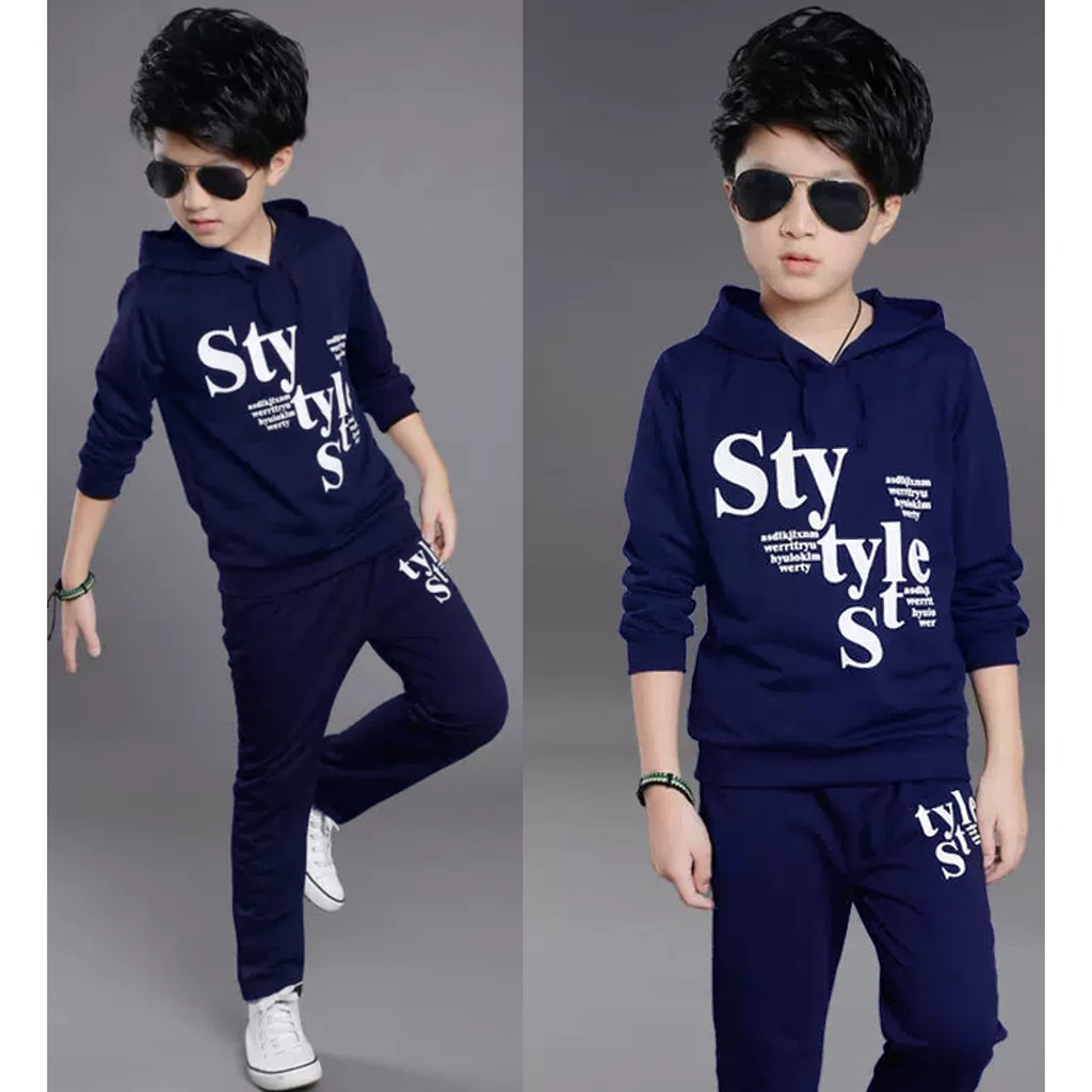 MOKOKOMO Stelan Anak Laki Laki INSTYLE Kids Panjang - Pakaian Anak Laki Laki - Baju Anak Laki Laki