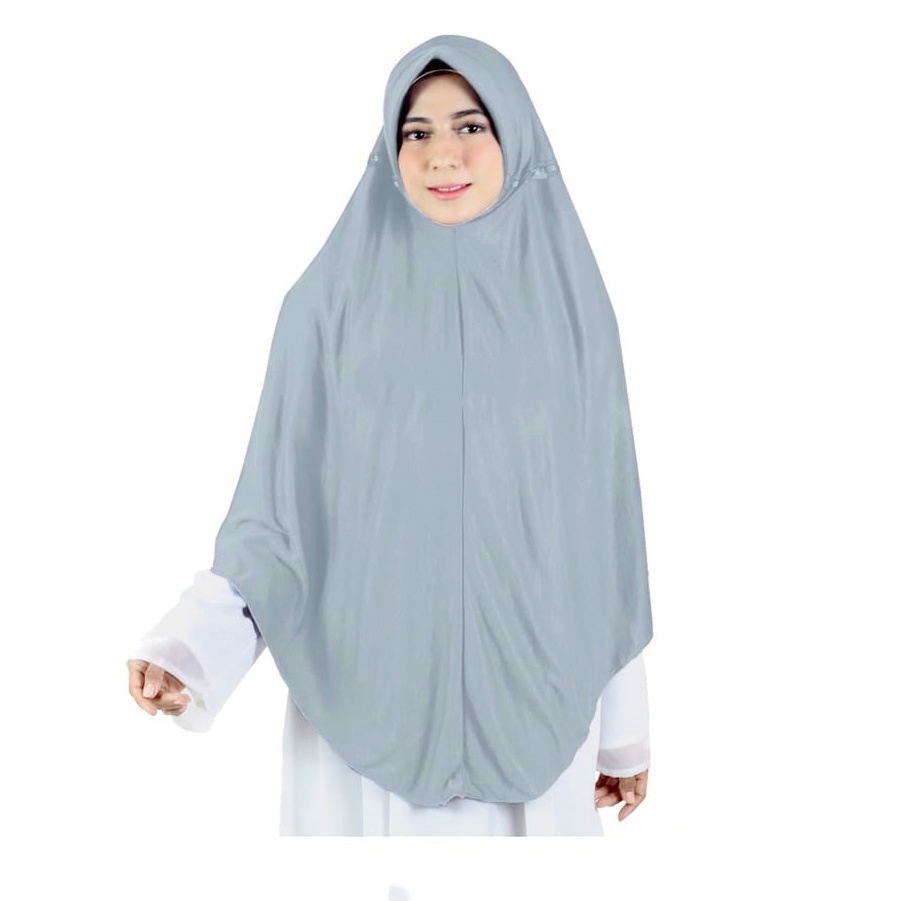 Kerudung Sekolah Pita Samping Size XXXL Jumbo Hijab Anak Sekolah Jumbo Nayla Hija'b