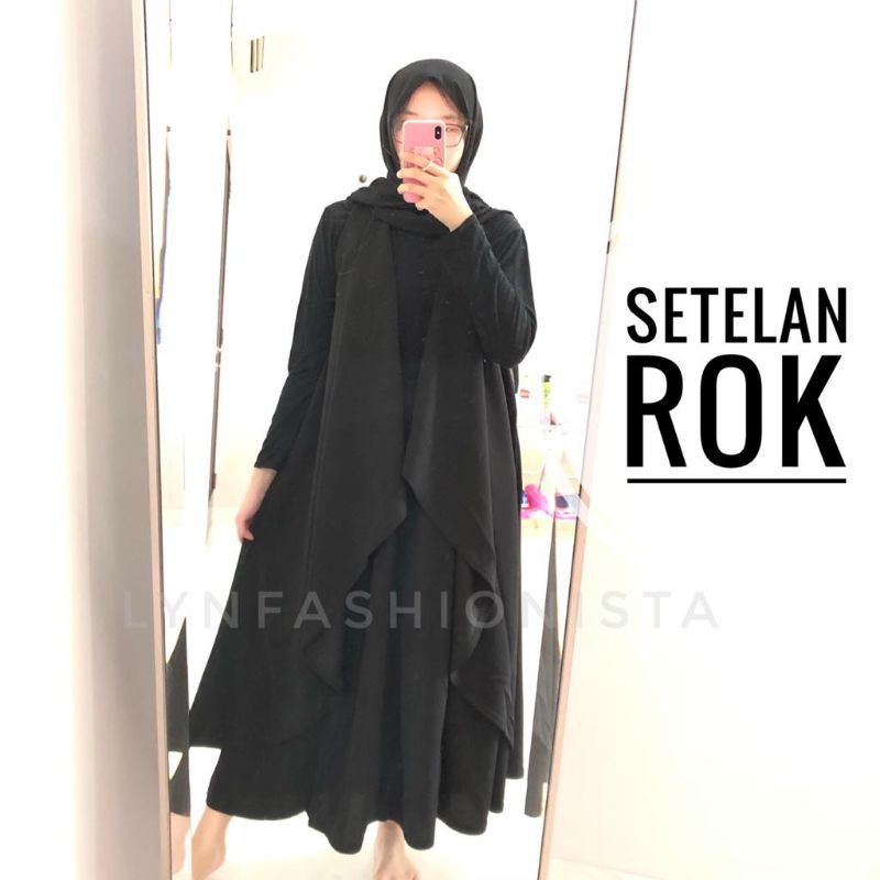 SETELAN CELANA MURAH/SETELAN ROK WANITA/ONESET OUTER/SHAKILA