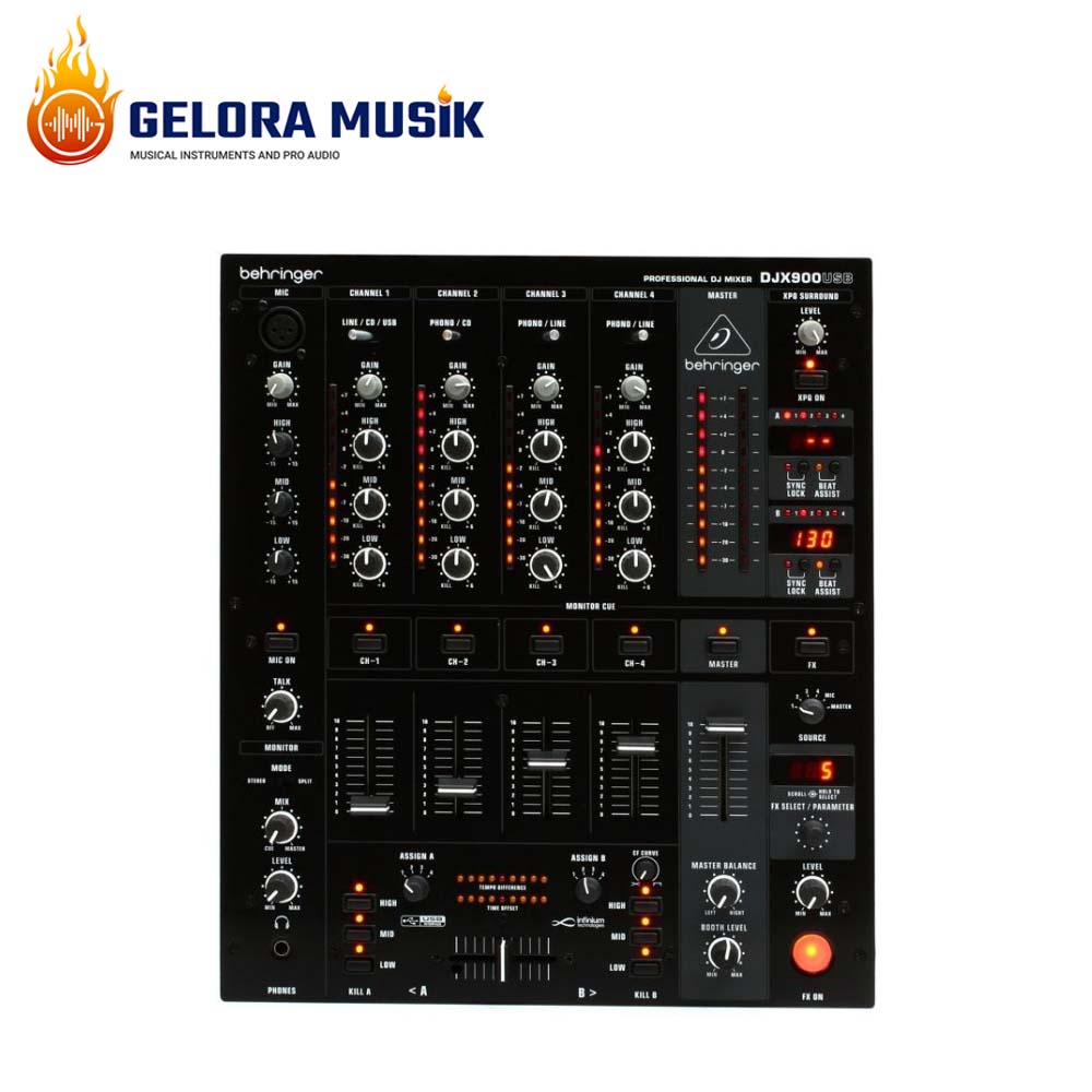 Behringer DJX900USB Professional 5-Channel DJ Mixer