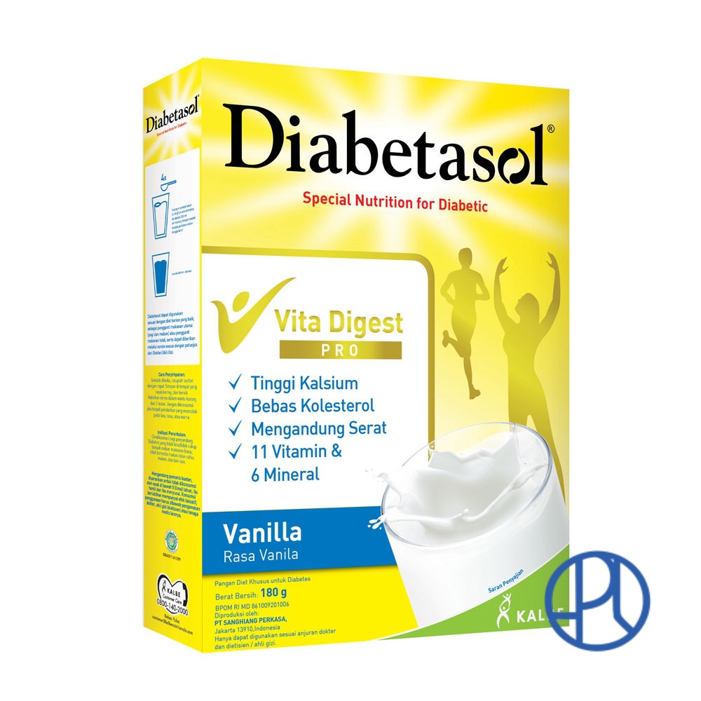 DIABETASOL VANILLA 180GR
