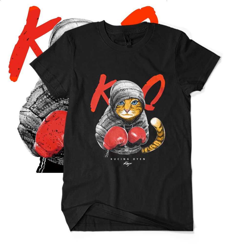 Baju Kaos KUCING OYEN - Kaos Gambar Kucing KAOS KAGE